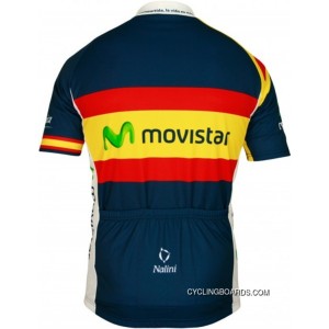 Movistar Spanischer Meister 2012 Radsport-Profi-Team Short Sleeve Jersey Online