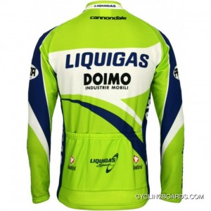 Liquigas 2010 Radsport-Profi-Team Long Sleeve Jersey Free Shipping