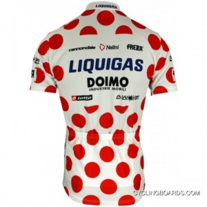 New Year Deals Liquigas Bergtrikot 2009 Radsport-Profi-Team Short Sleeve Jersey