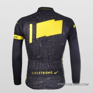 2012 Livestrong Black Edition Long Sleeve Jersey Outlet