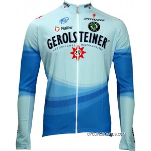 Online Gerolsteiner 2006 Skoda Radsport-Profi-Team-Winter Fleece Long Sleeve Jersey Jacket