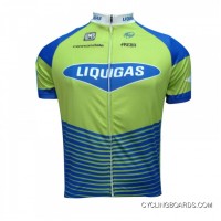 Super Deals 2012 Team Liquigas Cycling Short Sleeve Jersey Green Edtion