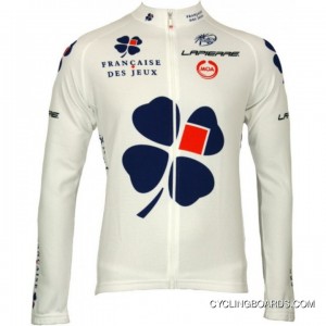 Francaise Des Jeux FdJ 2010 Radsport-Profi-Team - Winter Fleece Long Sleeve Jersey Jacket Coupon