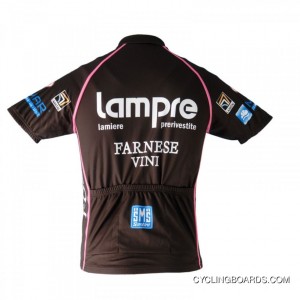 Lampre Black Pink Cycling Short Sleeve Jersey Super Deals