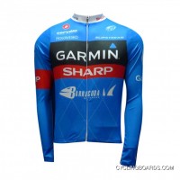 Best Garmin-Barracuda Garmin-Sharp Tdf Long Sleeve Jersey 2012