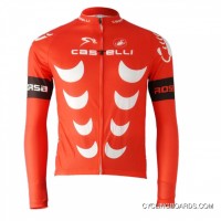 2011 Castelli Red Long Sleeve Jacket Best