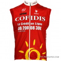 Cofidis 2009 Radsport-Profi-Team - Sleveless Jersey Vest Free Shipping
