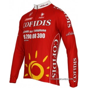 Cofidis 2008 - Radsport-Profi-Team-Long Sleeve Jersey Best