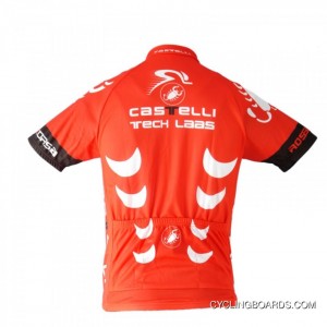 2011 Castelli Red Cycling Short Sleeve Jersey New Year Deals