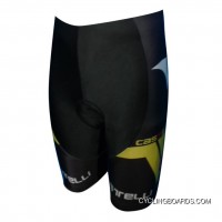 CASTELLI BLACK-Yellow Cycling Shorts New Year Deals