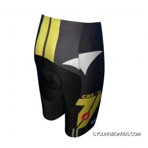 CASTELLI BLACK-Yellow Cycling Shorts New Year Deals