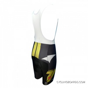 New Year Deals New Castelli Black-Yellow Cycling Bib Shorts