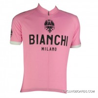Bianchi Pride Celeste Pink Classic Jersey Short Sleeve Top Deals