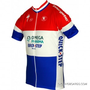 Top Deals Omega Pharma-Quickstep Dutch Champ 2012 13 Vermarc Professional Cycling Team - Cycling Jersey Short Sleeve