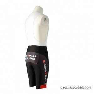 For Sale 2012 New Castelli Black-Red Cycling Bib Shorts