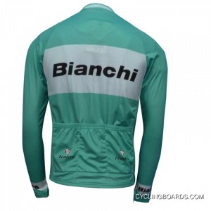 New Style 2012 TEAM BIANCHI Cycling Jersey Long Sleeve
