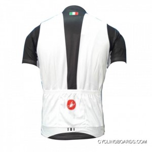 Discount 2012 Castelli White-Black Cycling Short Sleeve Jersey