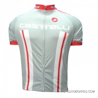 2012 CASTELLI RED-GRAY Cycling Short Sleeve Jersey Best