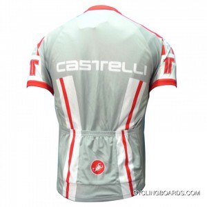 2012 CASTELLI RED-GRAY Cycling Short Sleeve Jersey Best