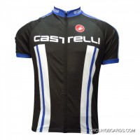 Online New Castelli Black-White Cycling Short Sleeve Jersey