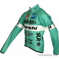 Latest Bianchi Berlin 2012 Nalini Radsport-Profi-Team Winter Fleece Long Sleeve Cycling Jersey Jacket