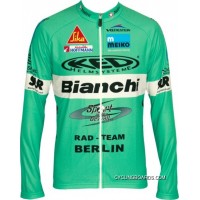Bianchi Berlin 2012 Nalini Radsport-Profi-Team Long Sleeve Jersey Jacket For Sale