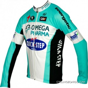 Omega Pharma-Quickstep 2012 Vermarc Professional Cycling Team - Cycling Jersey Long Sleeve Top Deals