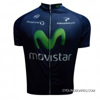 MOVISTAR 2013 Professional Cycling Team - Cycling Jersey Short Sleeve New Year Deals