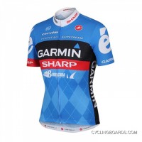Super Deals Team Garmin Sharp Barracuda Short Sleeve Cycling Jersey - 2013