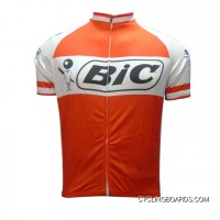 Online BIC Throwback Team Short Sleeve Cycling Jersey TJ-826-4877