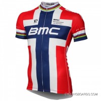 2013 BMC RACING TEAM Proline Short Sleeve Cycling Jersey Norwegian Champion TJ-096-9992 New Release