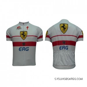 2012 ERG White Cycling Jersey Short Sleeve TJ-366-9355 Discount