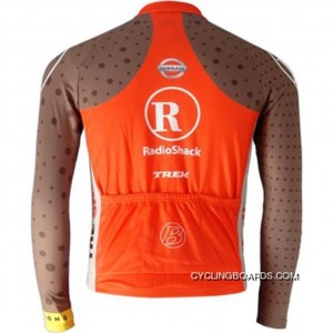 New Release 2010 RadioShack Red Cycling Long Sleeve Jersey TJ-029-6213