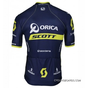 Team Orica Scott Short Sleeve Cycling Jersey Bike Clothing Cycle Apparel Shirt Tj-285-1520 Outlet