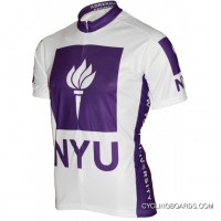 New Release New York University NYU Short Sleeve Cycling Jersey TJ-932-9345