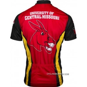 New Year Deals UCM University Of Central Missouri Mo Mule Cycling Jersey Short Sleeve TJ-786-1128