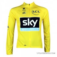 SKY Team 2013 Cycling Long Sleeve Jersey Yellow TJ-570-9626 Online