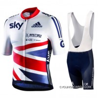 New Year Deals 2013 GB Great Britain Team SKY Cycle Jersey Short Sleeve + Bib Shorts Kit TJ-680-3064