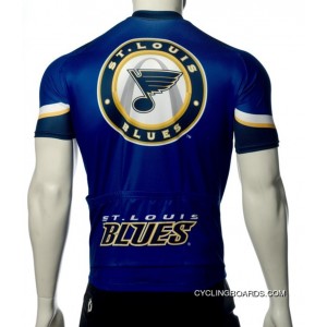 St. Louis Blues Cycling Jersey Short Sleeve Tj-666-4889 New Style