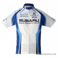 2009 Subaru Blue Short Sleeve Cycling Jersey Tj-872-7420 For Sale