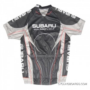 Subaru Black Short Sleeve Cycling Jersey Tj-055-4362 Latest