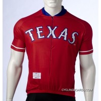 Mlb Texas Rangers Cycling Jersey Bike Clothing Cycle Apparel Shirt Ciclismo Tj-307-6016 New Year Deals