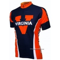 Uva University Of Virginia Cavaliers Cycling Short Sleeve Jersey Tj-916-4478 New Release