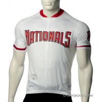 Mlb Washington Nationals Cycling Jersey Short Sleeve Tj-198-1035 New Release