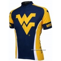 For Sale West Virginia Mountaineers Cycling Short Sleeve Jersey Tj-252-4930