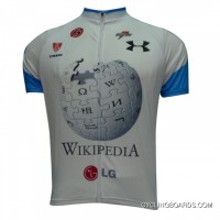 2012 Wikipedia White Short Sleeve Jersey Tj-952-5284 Outlet
