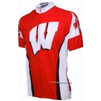 University Of Wisconsin-Madison Badgers Cycling Short Sleeve Jersey Tj-444-3282 Super Deals