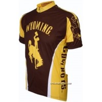 University Of Wyoming Cowboys Short Sleeve Road Cycling Jersey Tj-939-6012 New Style