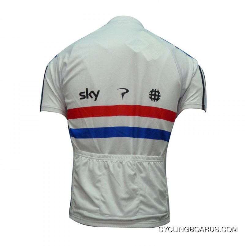 SKY 2012 UK Champion Cycling Jersey Short Sleeve Free Shipping