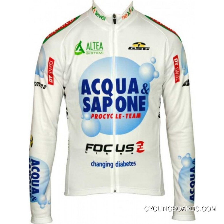 Acqua &Amp; Sapone 2012 Giessegi Radsport-Profi-Team - Langarmtrikot Winter Long Sleeve Jersey Jacket Tj-731-1680 Latest